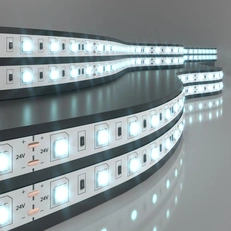 Фото товара Светодиодная лента Лента светодиодная 24V 14,4W 60Led 5050 IP20 холодный белый, 5м