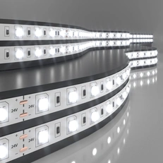 Фото товара Светодиодная лента Лента светодиодная 24V 14,4W 60Led 5050 IP20 дневной белый, 5м