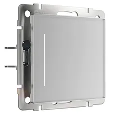Изображение Умный сенсорный выключатель одноклавишный (серебряный) W4513006