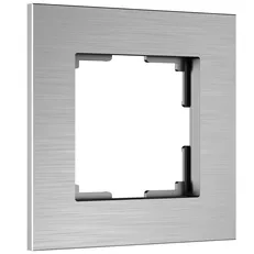 Изображение Рамка на 1 пост AluMax (алюминий) W0013506