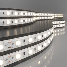 Фото товара Светодиодная лента Лента светодиодная 24V 14,4W 60Led 5050 IP65 теплый белый, 5м